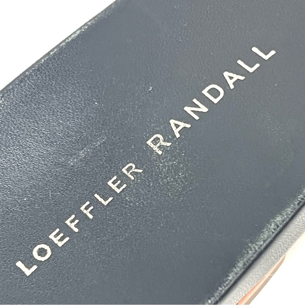 Loeffler Randal Sal PomPom Slide Multicolor Leather Casual Sandals Womens 9.5 - Picture 15 of 15